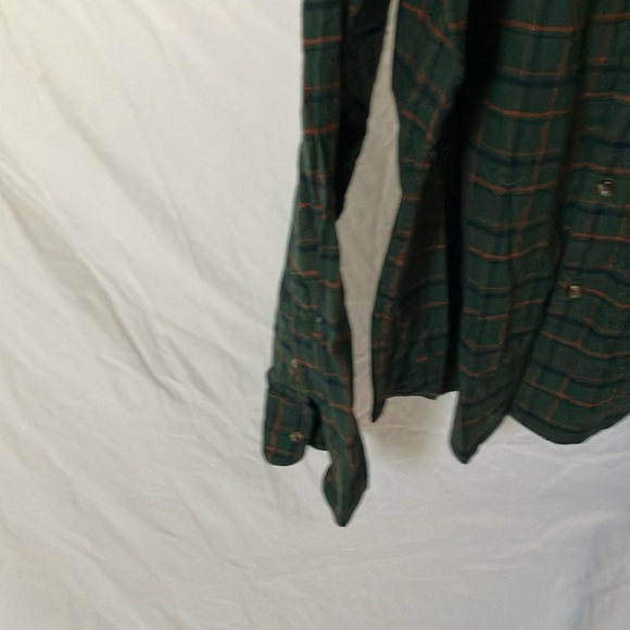 J. Crew: Green 100% Cotton Slim Fit Flannel Shirt- XXL - Picture 8 of 16